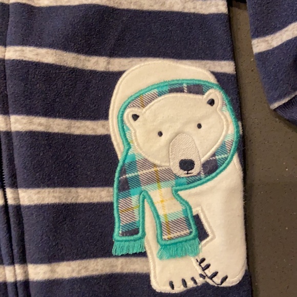 Carter’s Fleece Pajama Bundle (Button and Zippers) 3 Month - Picture 11 of 15